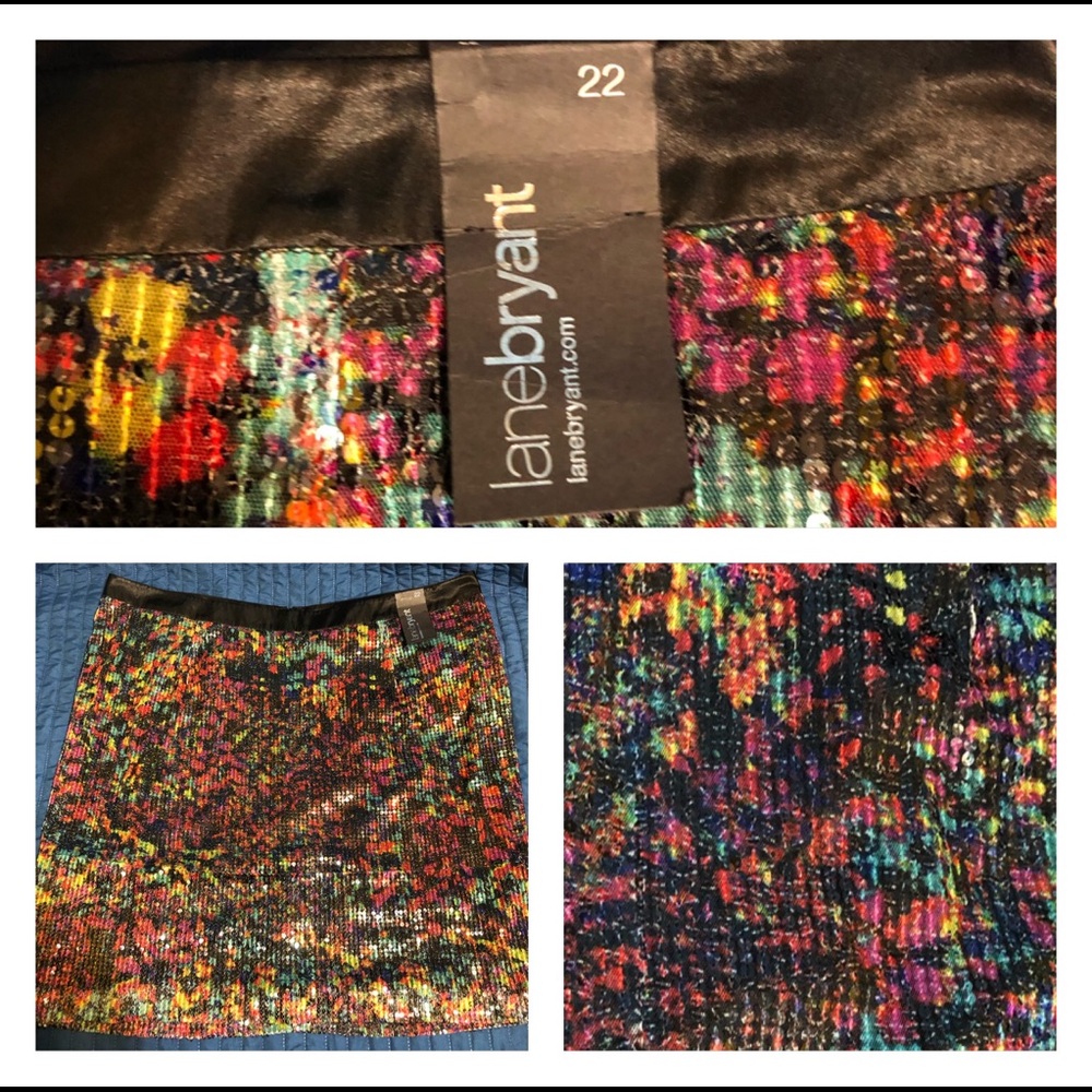 Stunning Lane Bryant sequin skirt